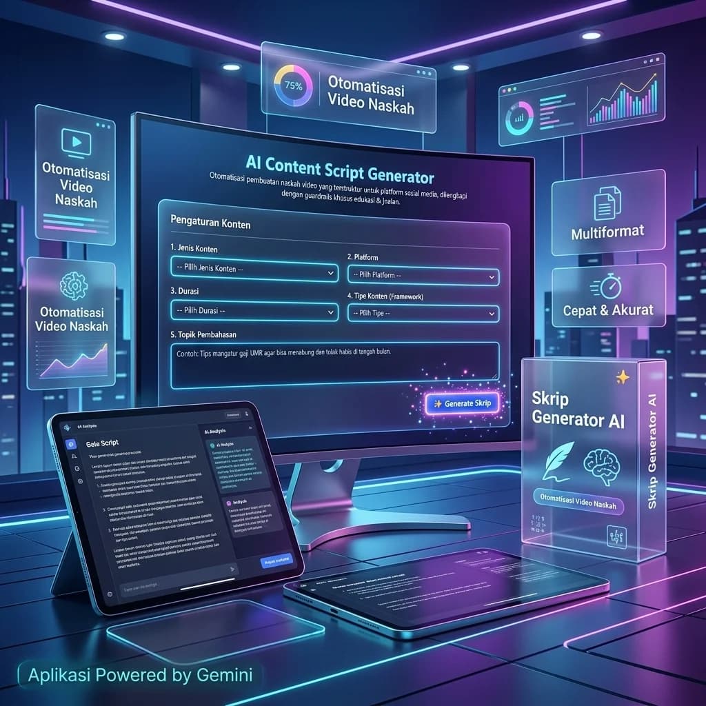 Gemini AI Script Generator - Buat Konten Cepat & SEO Friendly