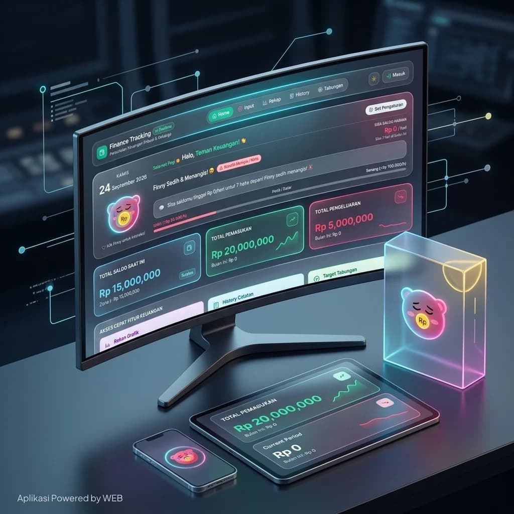 Finansial Tracker - Aplikasi Pencatat Keuangan & Aset Pribadi Web