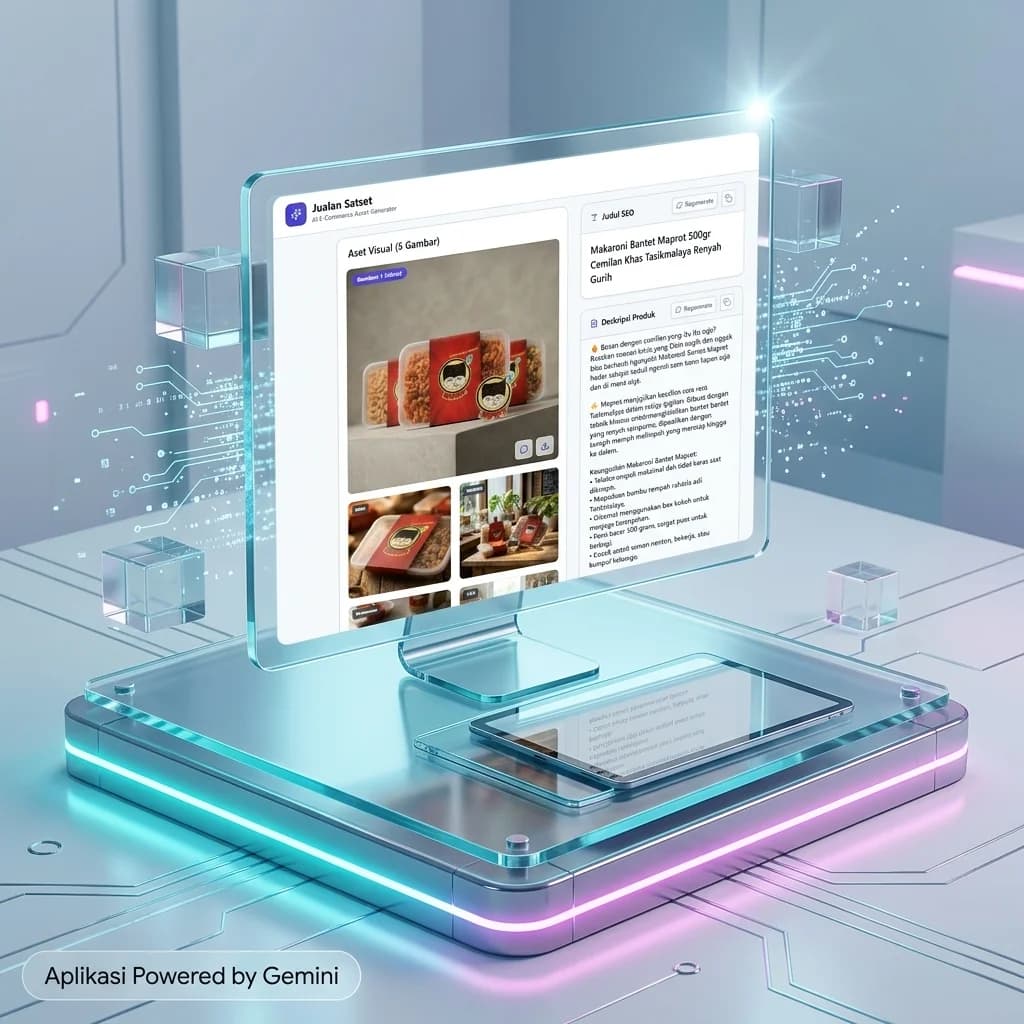 Jualan Satset AI: Generator Judul Deskripsi Gambar Marketplace